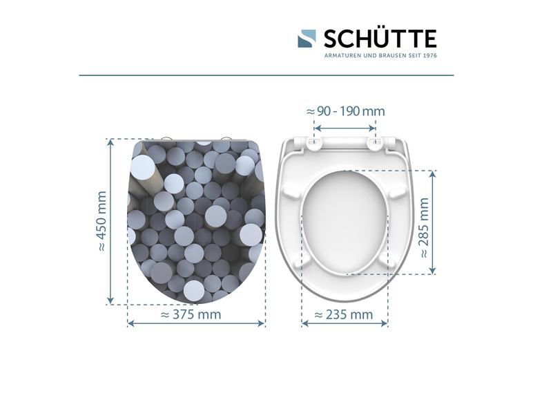 Aller en mode plein écran : Abattant WC High Gloss, avec fermeture en douceur - Image 74