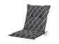 Coussin de chaise Livarno Home gris à motif carreaux