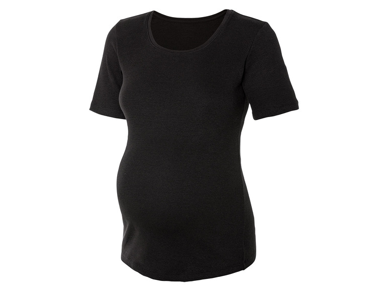 Aller en mode plein écran : esmara® Lot de 2 t-shirts de grossesse côtelés femme - Image 10