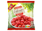 Fraises surgelées en sachet de 1000g, non sucrées, avec Nutri-Score A et instructions de préparation.