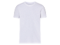 T-shirt blanche à manches courtes.