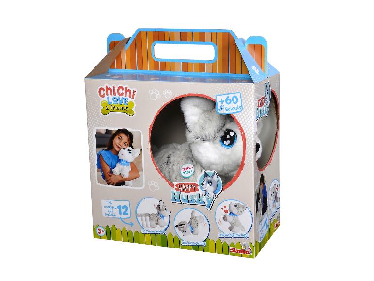 Jouet interactif Happy Husky de Simba Chichi Love dans sa boîte.