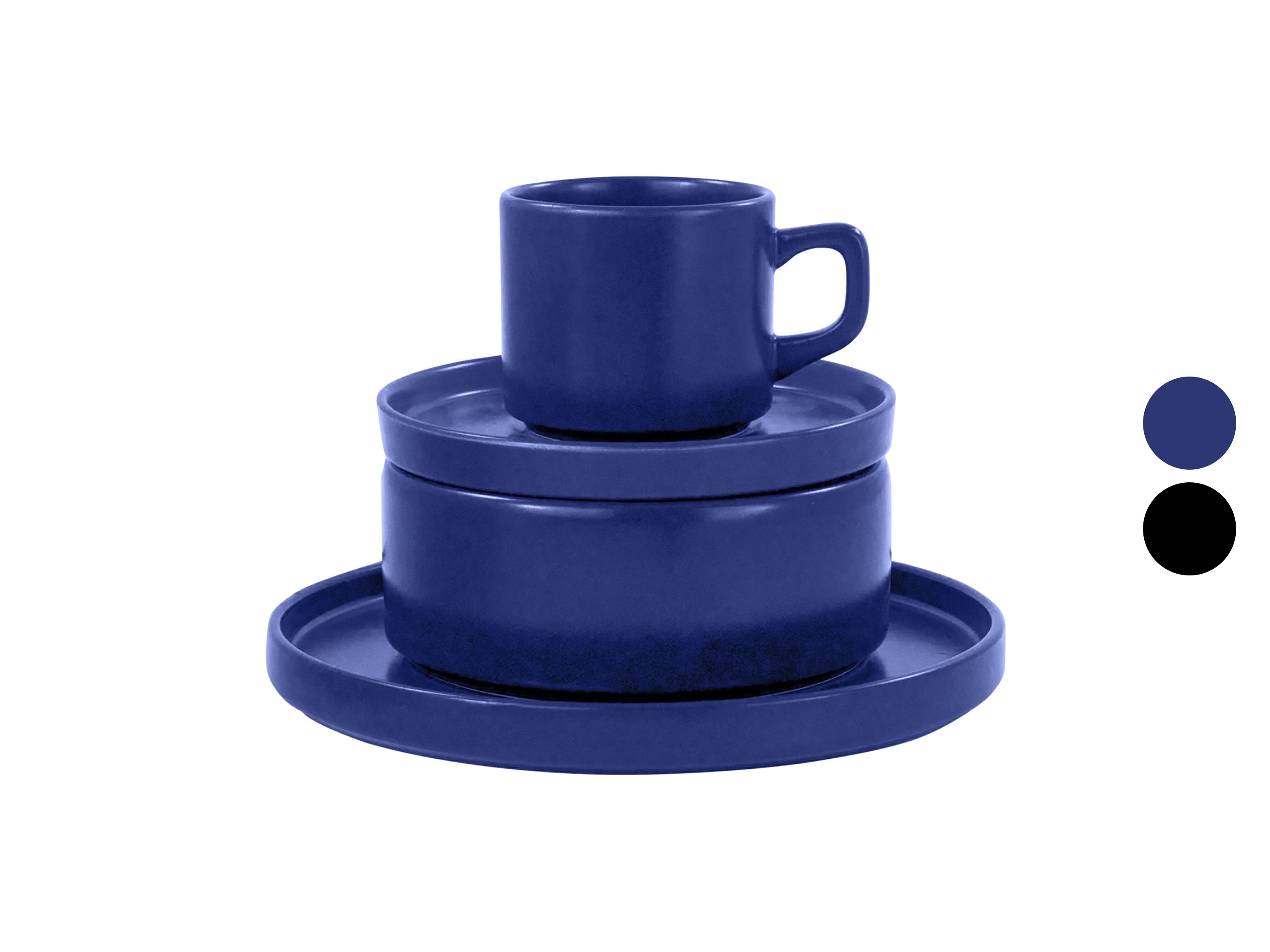 Mövenpick Set de vaisselle scandinave en faïence