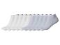 Lot de chaussettes basses blanches et grises