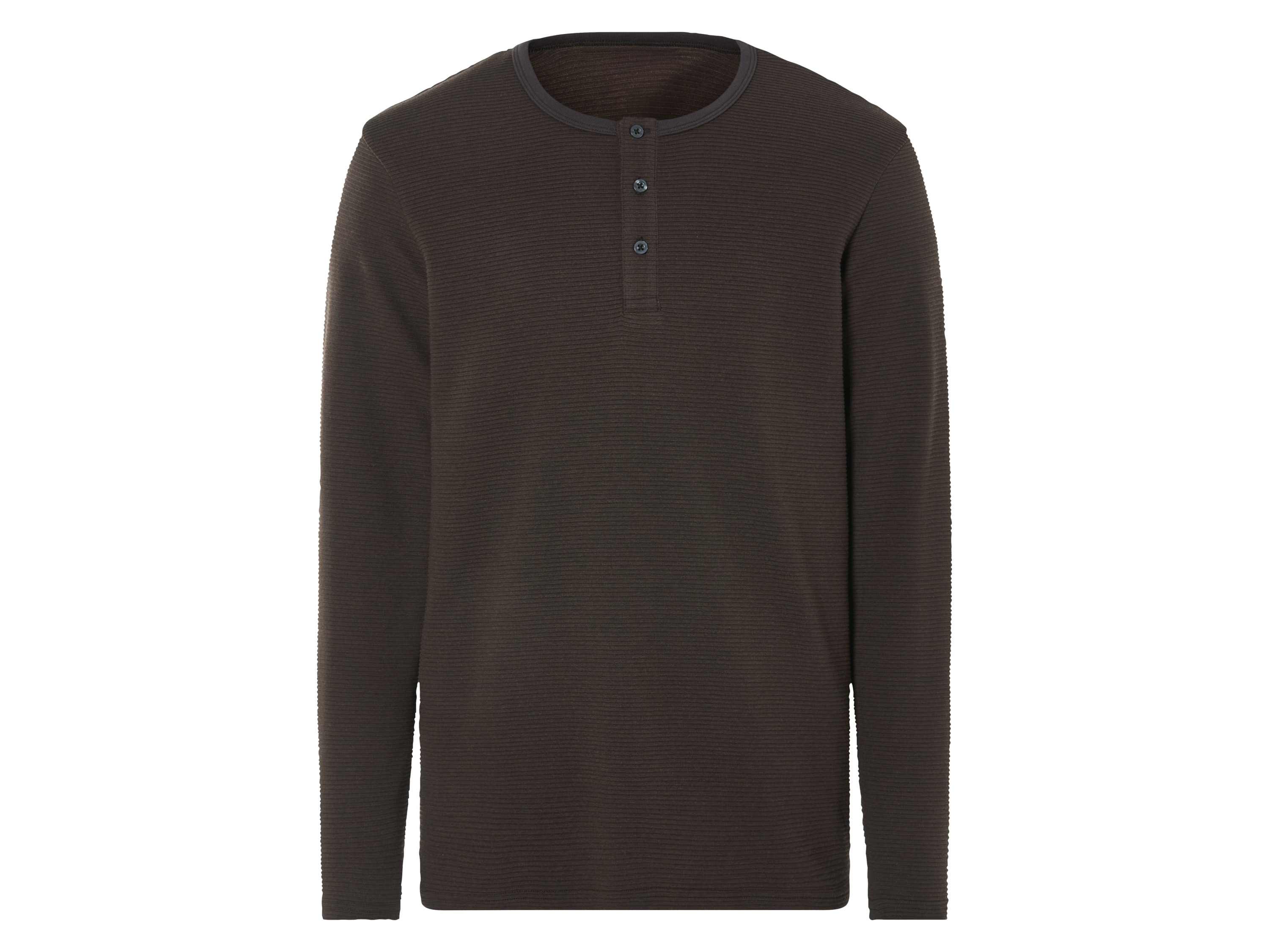 LIVERGY® T-shirt manches longues homme (marron, M)