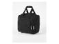 Sac de voyage noir à roulettes avec poignées de transport