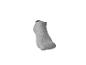 Chaussette de cheville grise unique sur fond blanc