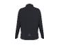 Un sweat-shirt bleu marine à manches longues avec un petit logo.