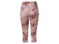 Leggings capri rose foncé avec un motif marbré.