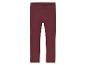 Leggings bordeaux pour enfants.