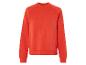 Un sweat-shirt orange à manches longues.