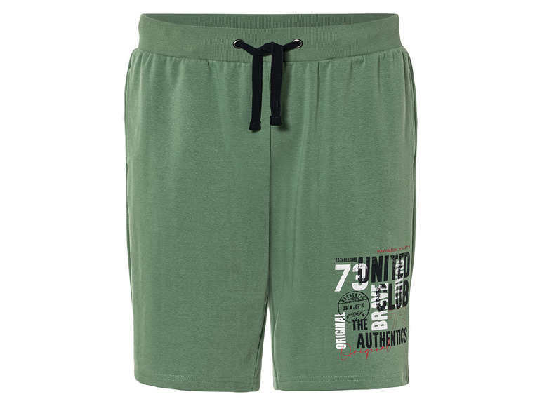 Pantalon de jogging vert avec l'impression '73 United'.