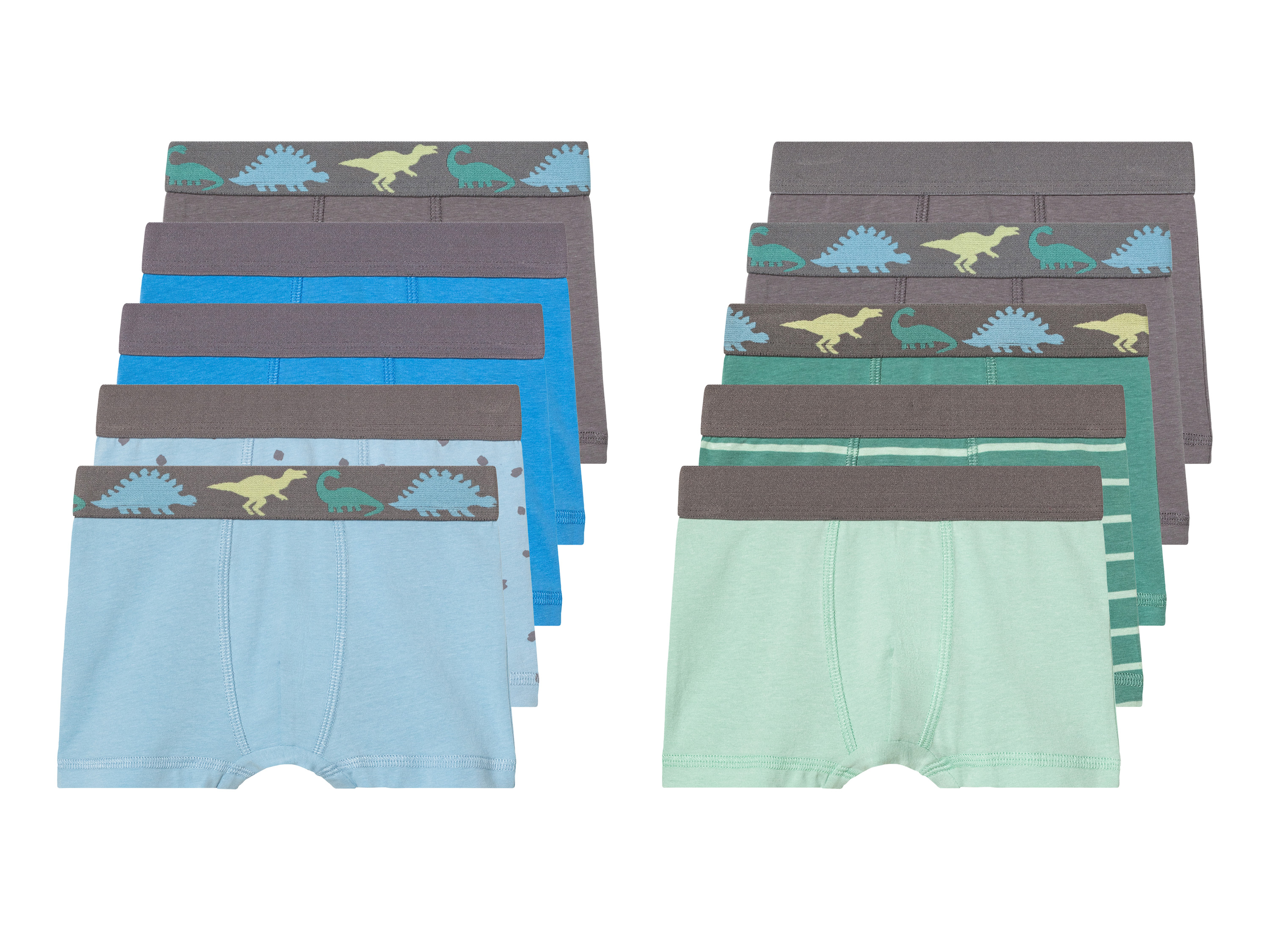 lupilu® Lot de 5 boxers petit garçon