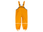 Salopette de pluie orange pour enfant.