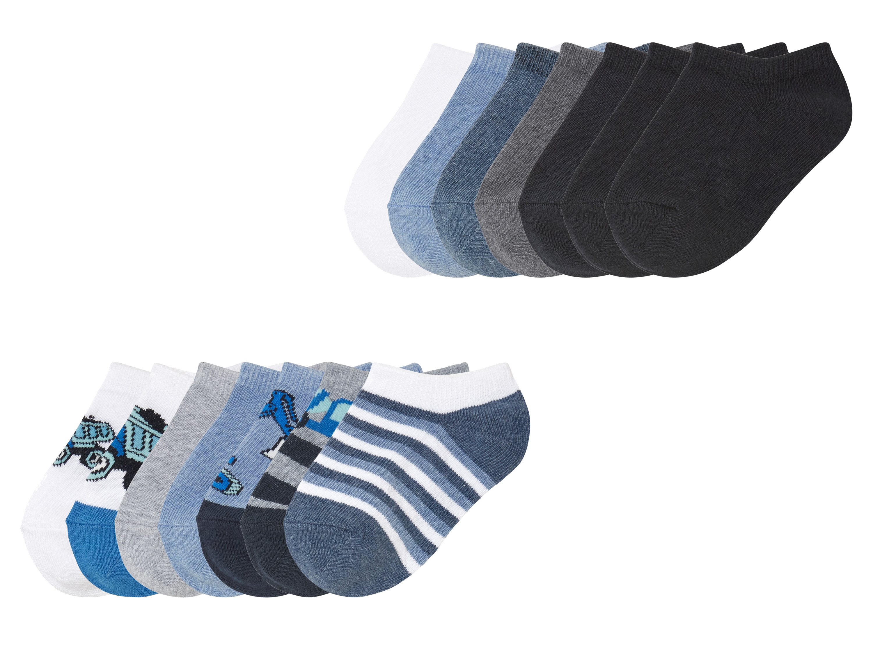 lupilu® Lot de 7 paires de socquettes petit garçon