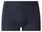Boxers en coton bleu foncé avec ceinture élastique logotée.
