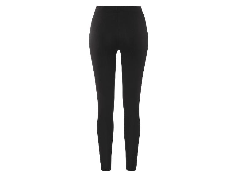 Leggings noirs, vue arrière.