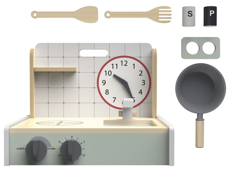 Aller en mode plein écran : Playtive Établi, table de cuisine ou coiffeuse en bois - Image 6