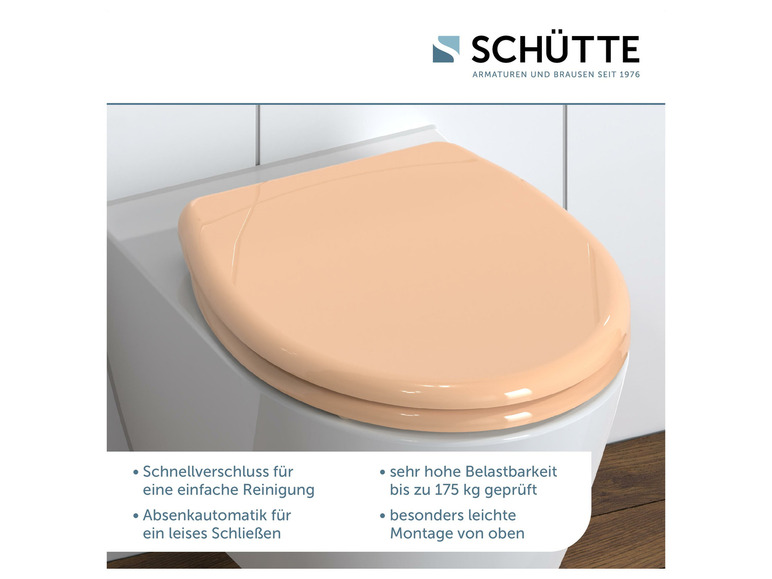 Aller en mode plein écran : Schütte Abattant WC, avec fermeture en douceur - Image 42