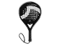 Raquette de padel Crivit noire et blanche.