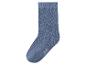 Chaussette bleue unie avec indication de taille 27-30