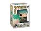Figurine Funko Pop! Roronoa Zoro de One Piece, numéro 327, en boîte.