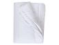 Protège-matelas matelassé blanc plié