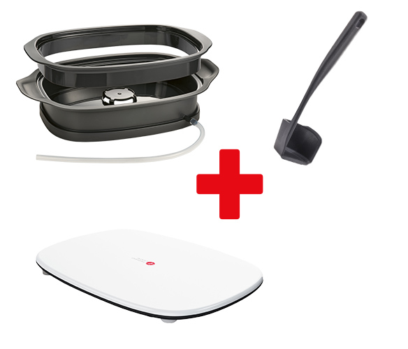 SILVERCREST® KITCHEN TOOLS Centrifugeuse à vapeur + support + spatule pour Monsieur Cuisine