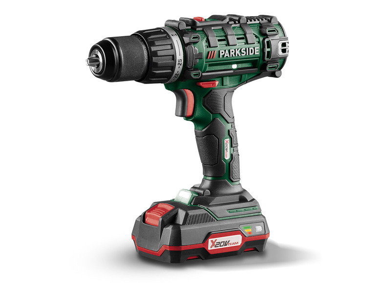 Aller en mode plein écran : PARKSIDE® Set perceuse-visseuse sans fil PABS 20-Li G8, 20 V - Image 3