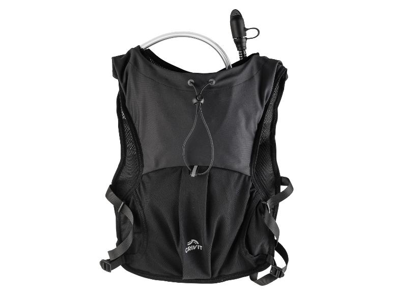 Sac d'hydratation noir Crivit avec tube.