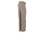 Pantalon de grossesse beige plissé.
