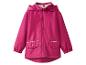Veste rose pour enfant avec capuche.