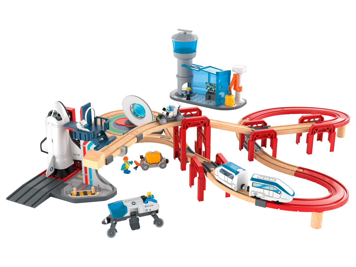 Playtive Set de chemin de fer station spatiale