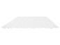 Protège-matelas blanc matelassé avec coutures verticales