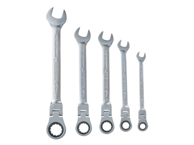 PARKSIDE® Clés mixtes à cliquet, 5 pièces