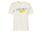 T-shirt crème avec impression citron et inscription « La dolce vita ».