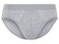 Slip gris en coton.
