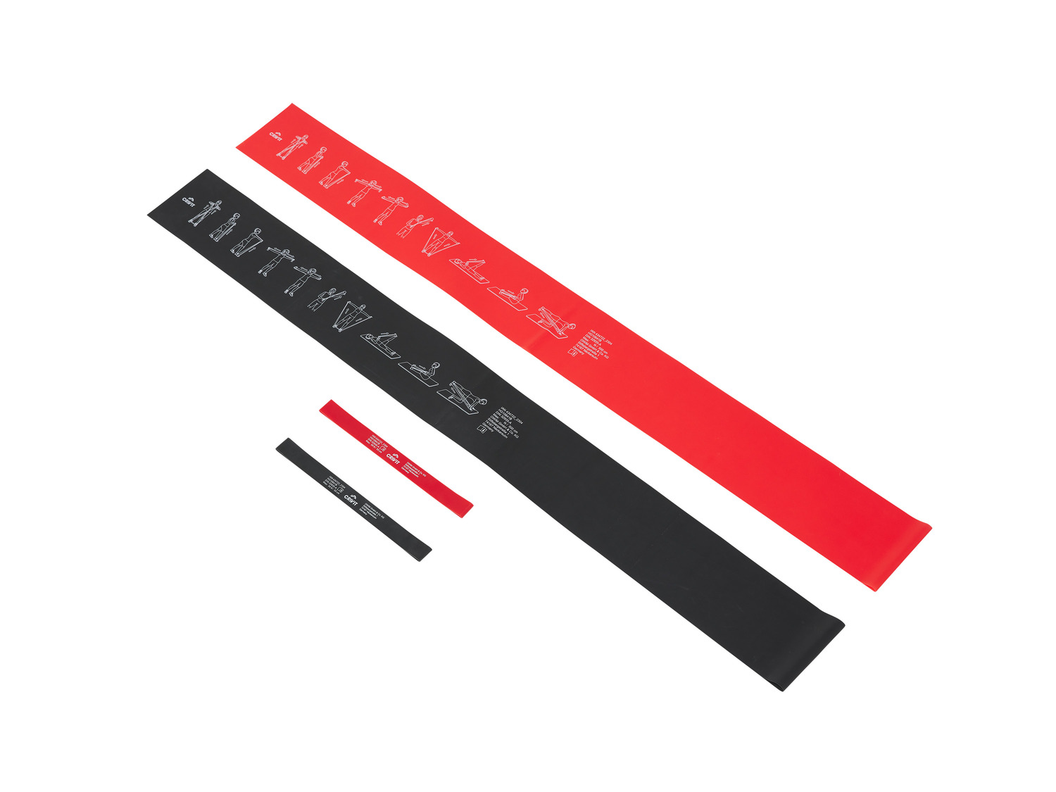 Pack 4 élastiques De Musculation - Bandes De Résistance Pour Fitness, Crossfit, Yoga