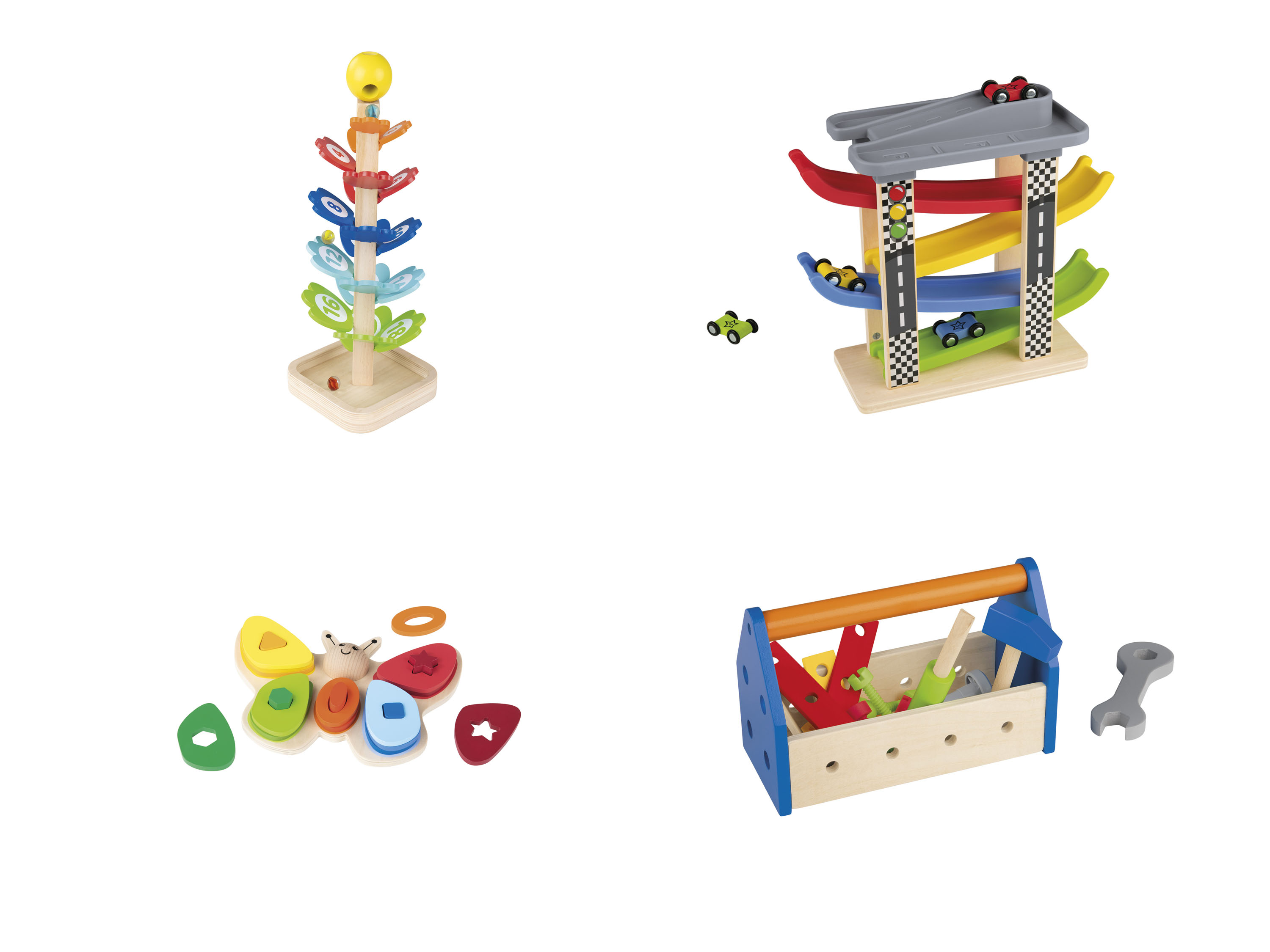 Playtive Jeu d'éveil en bois