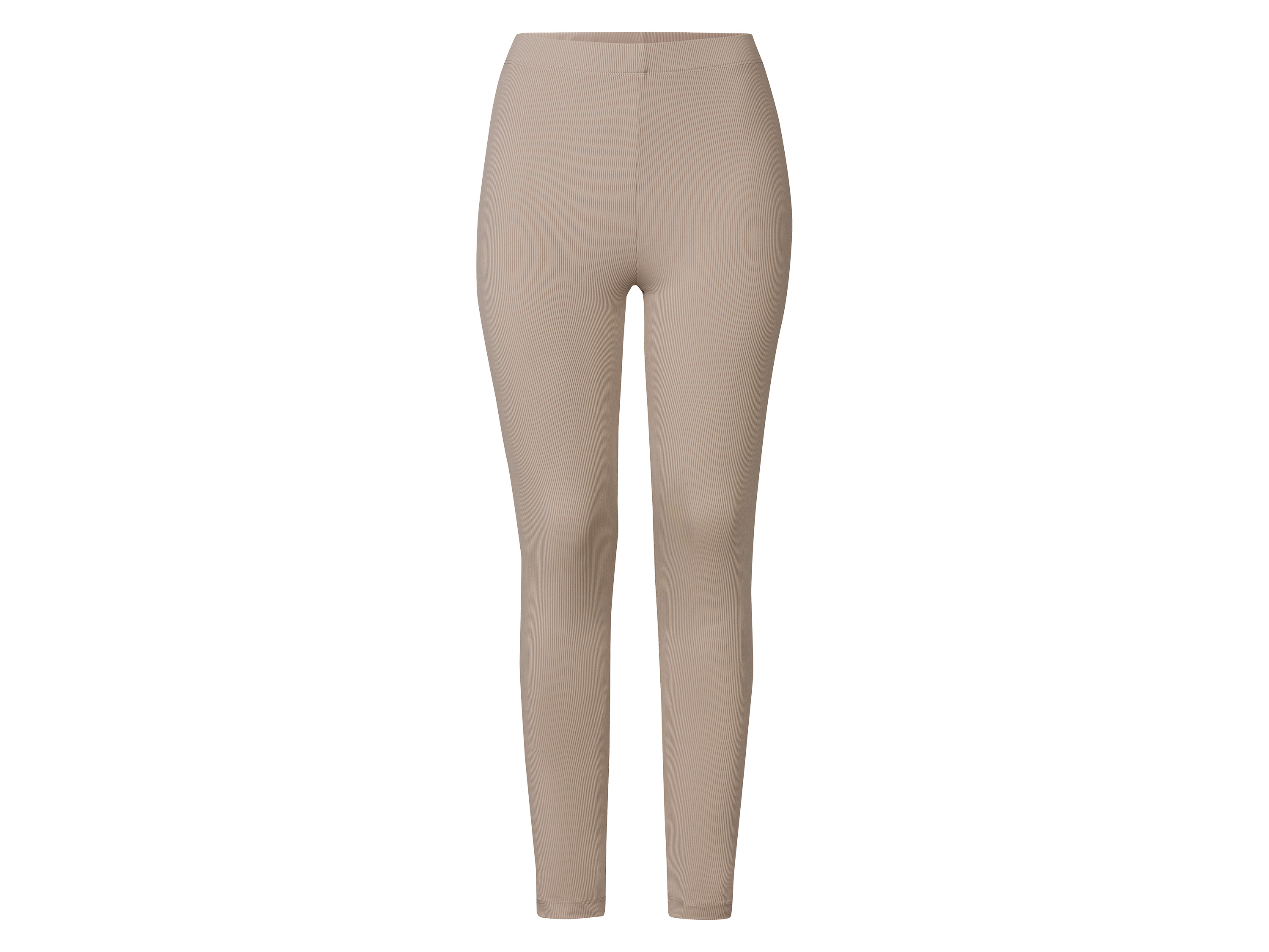 esmara® Legging côtelé femme (L (44-46), beige)