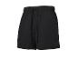 Short de bain noir pour homme avec taille élastique et cordon de serrage