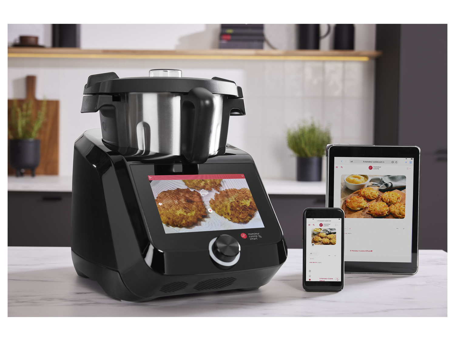 Monsieur Cuisine Smart SKMS 1200 B1 Black LIDL