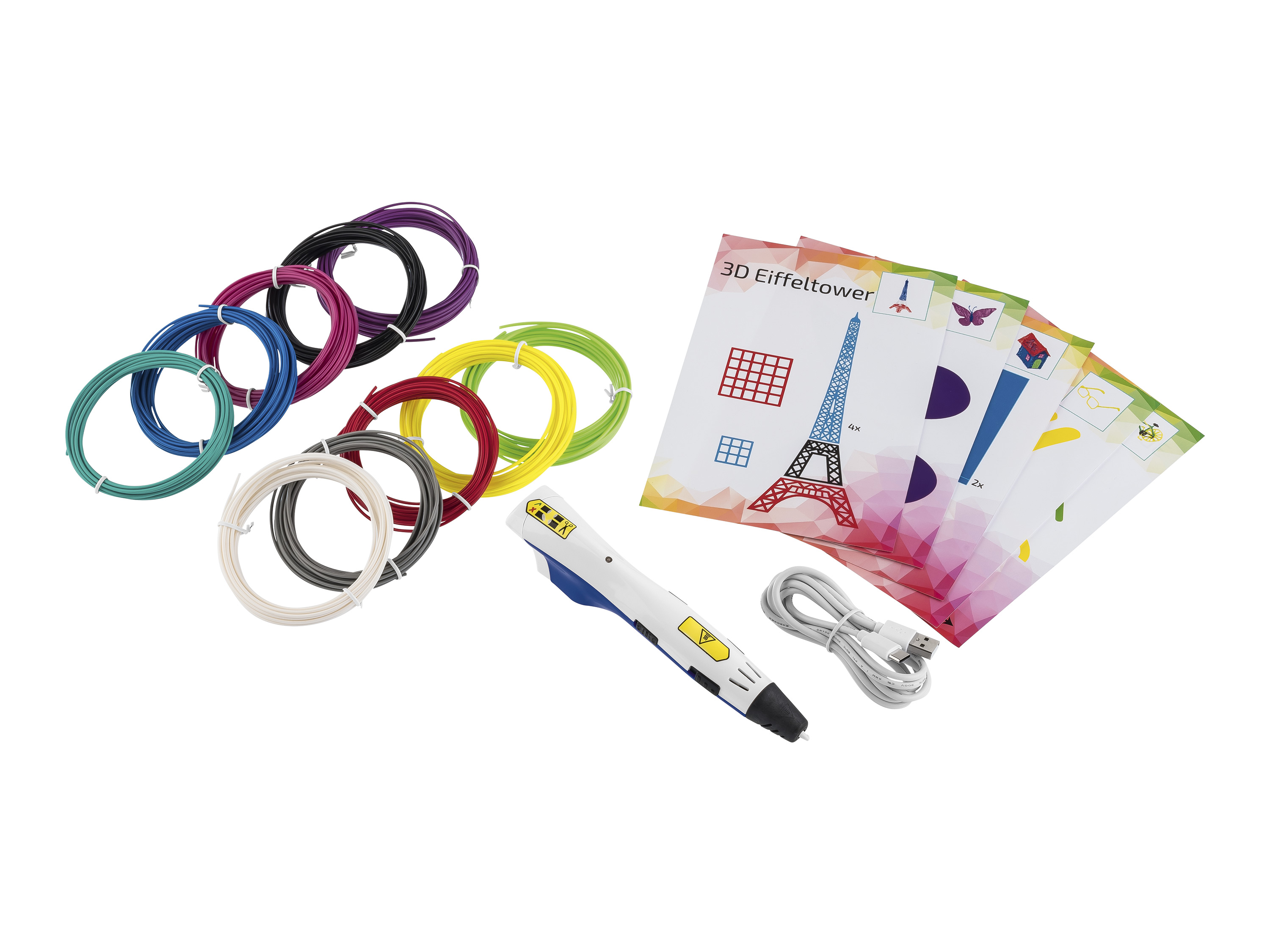 crelando® Set de feutres 3D, 18 pièces