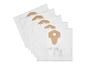 Lot de 5 sacs d'aspirateur Parkside blancs