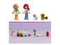 Poupées Lego Friends, chiens et un véhicule pour animaux de compagnie.