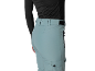 Pantalon de ski femme turquoise avec ceinture noire et poches