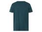 T-shirt bleu-vert uni, vue arrière.