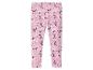 Legging rose Peppa Pig avec motifs licorne, arc-en-ciel, cœurs et étoiles.