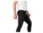 Legging de sport noir pour homme avec t-shirt blanc, poche latérale zippée