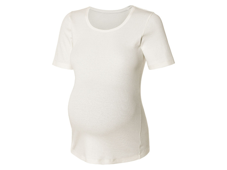 Aller en mode plein écran : esmara® Lot de 2 t-shirts de grossesse côtelés femme - Image 13